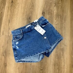 NWT Zara Denim Skort